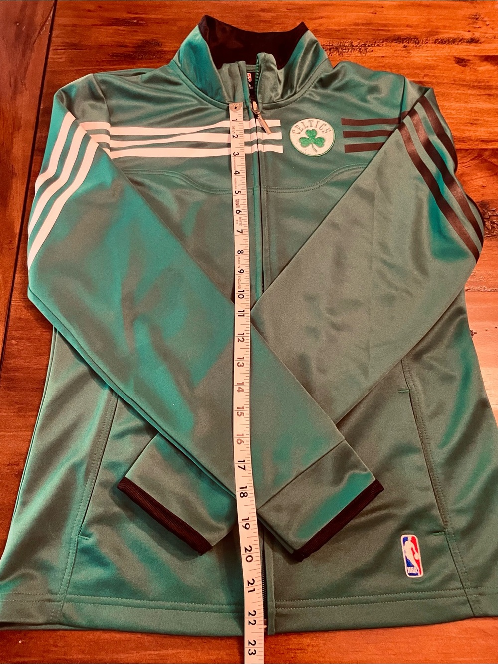 Adidas NBA Boston Celtics Track Jacket Youth XL (Fits Woman Size S/M)